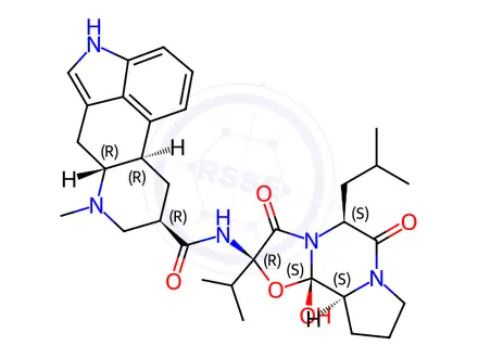 Chemical structure of Dihydro a-Ergocryptine