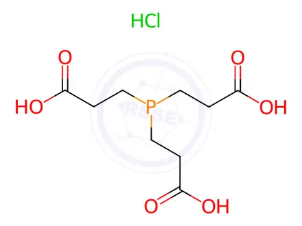 Chemical structure of Tris(2-carboxyethyl)phosphine Hydrochloride