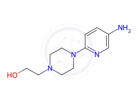 Chemical structure of 2-(4-(5-Aminopyridin-2-yl)piperazin-1-yl)ethanol