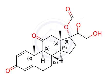 Chemical structure of Prednisolone Impurity 43