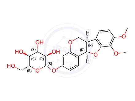 Chemical structure of 9-O-Methylnissolin 3-O-glucoside