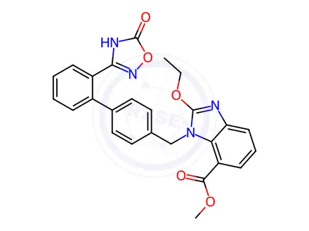 Chemical structure of Azilsartan impurity U
