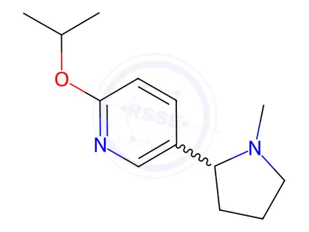 Chemical structure of 2-Isopropoxy-5-(1-methylpyrrolidin-2-yl)pyridine