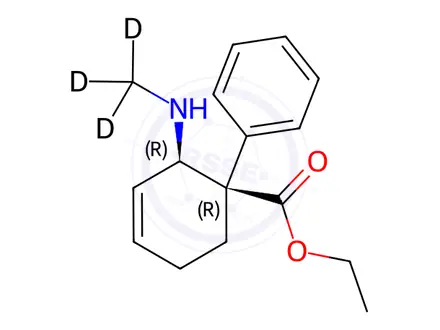 Chemical structure of Nortilidine-d3 Hydrochloride