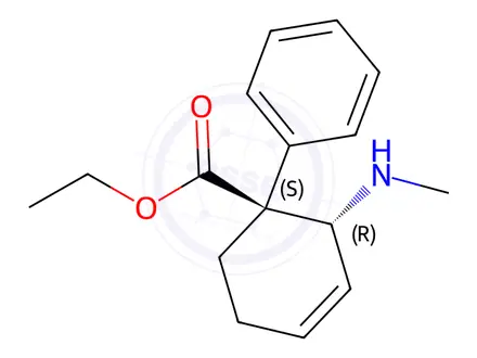 Chemical structure of Nortilidine Hydrochloride