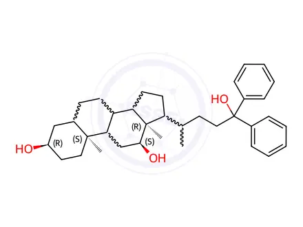 Chemical structure of Obeticholic Acid Impurity 50