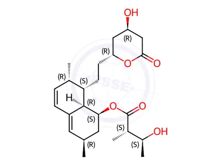 Chemical structure of (S,S)-3-Hydroxy Lovastatin
