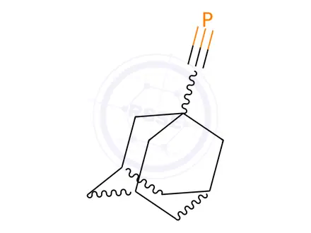 Chemical structure of 1-adamantylphosphineacetylene