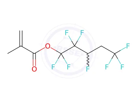 Chemical structure of octafluoro-1-pentyl Methacrylate