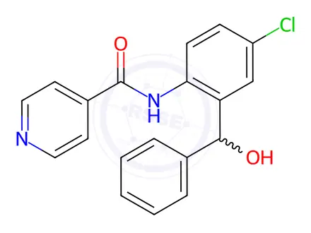 Chemical structure of Inabenfide in acetonitrile