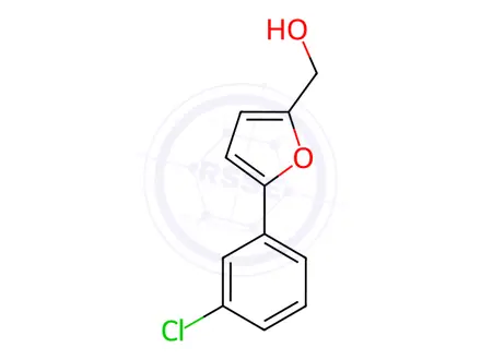 Chemical structure of (5-(3-Chlorophenyl)furan-2-yl)methanol