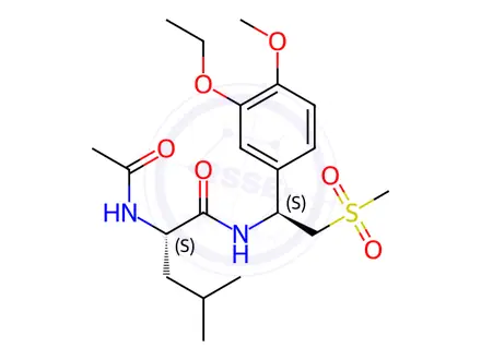 Chemical structure of Apremilast Impurity 166