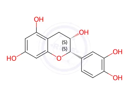 Chemical structure of Catechin Impurity 11 (Epicatechin)