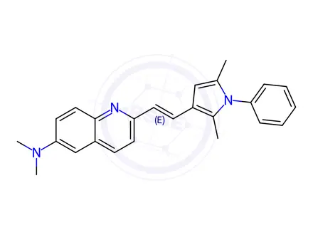 Chemical structure of Pyrvinium Pamoate Impurity 2