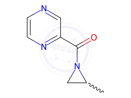 Chemical structure of Aziridine, 2-methyl-1-(pyrazinylcarbonyl)-(9CI)