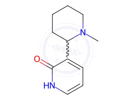 Chemical structure of 3-(1-Methylpiperidin-2-yl)pyridin-2(1H)-one