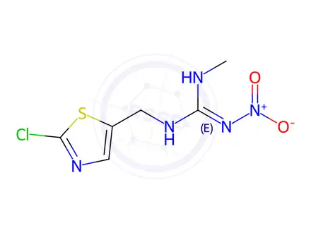Chemical structure of Thiamethoxam Impurity 8