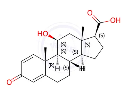 Chemical structure of Prednisolone Impurity 33