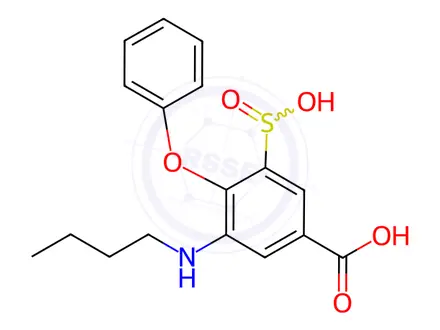 Chemical structure of Bumetanide Impurity 42