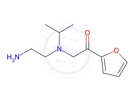 Chemical structure of 2-((2-Aminoethyl)(isopropyl)amino)-1-(furan-2-yl)ethanone