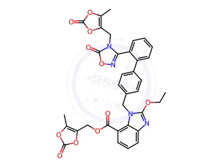 Chemical structure of Azilsartan impurity Q