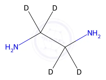 Chemical structure of Ethylene-d4-diamine dihydrochloride