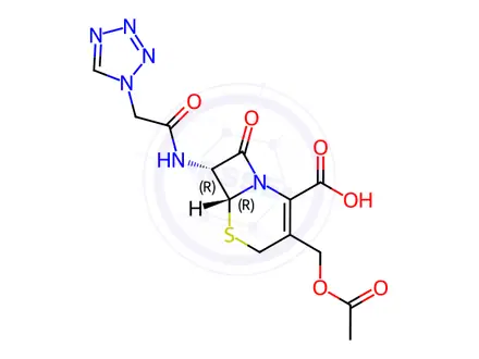 Chemical structure of Cefazolin sodium impurity D