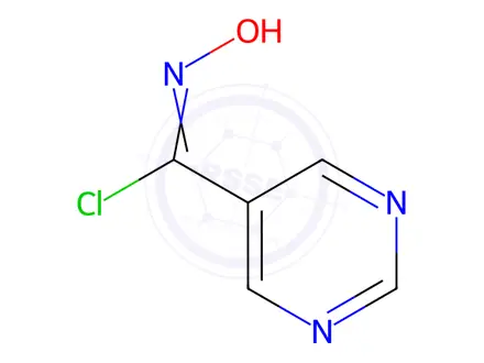 Chemical structure of N-Hydroxypyrimidine-5-carbimidoyl chloride