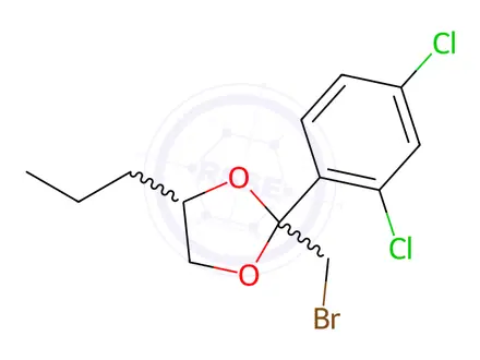 Chemical structure of Propiconazole Impurity 1
