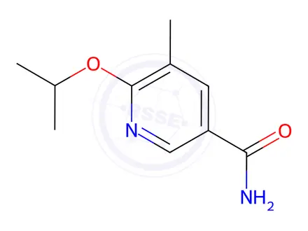 Chemical structure of 6-Isopropoxy-5-methylnicotinamide