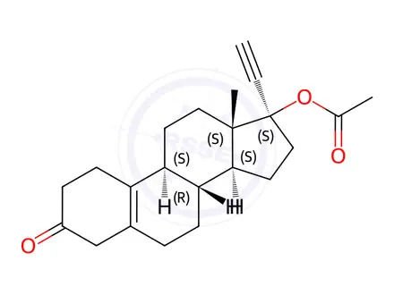 Chemical structure of Norethindrone Acetate Impurity 2 (Norethindrone Acetate EP Impurity B)