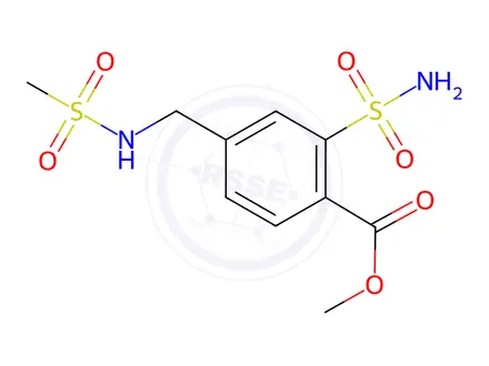 Chemical structure of Mesosulfuron Impurity 3