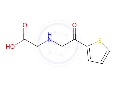 Chemical structure of 2-((2-Oxo-2-(thiophen-2-yl)ethyl)amino)acetic acid