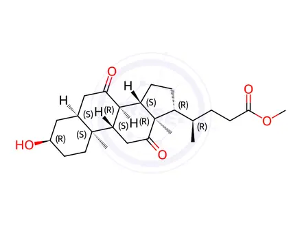 Chemical structure of Cholic Acid Impurity 9
