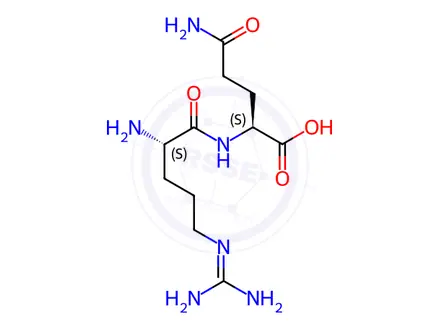 Chemical structure of Arginine Impurity 43