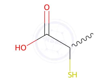 Chemical structure of Tiopronin Impurity II