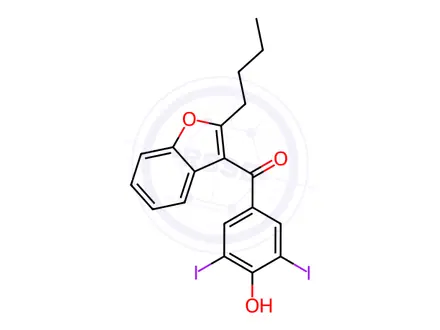 Chemical structure of Amiodarone EP Impurity D