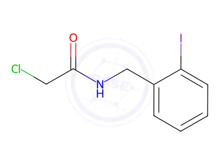 Chemical structure of 2-Chloro-N-(2-iodobenzyl)acetamide