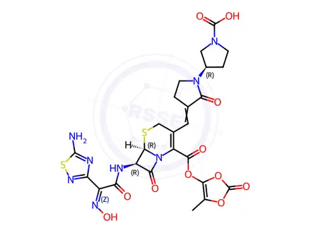 Chemical structure of Ceftobiprole Impurity 34