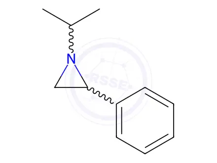 Chemical structure of Aziridine, 1-(1-methylethyl)-2-phenyl-(9CI)