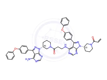 Chemical structure of Ibrutinib Impurity 243