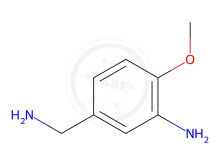 Chemical structure of 5-(AMINOMETHYL)-2-METHOXYANILINE DIHYDROCHLORIDE