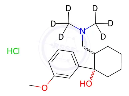 Chemical structure of Tramadol Hydrochloride Impurity 22-d6