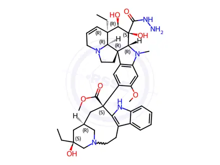 Chemical structure of Vinblastine Sulfate Impurity 2
