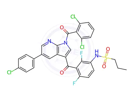 Chemical structure of Vemurafenib Impurity 153