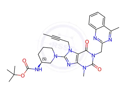 Chemical structure of Linagliptin Impurity E
