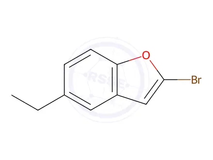 Chemical structure of Benzofuran, 2-bromo-5-ethyl-
