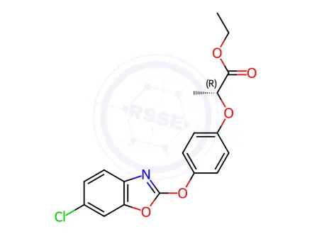 Chemical structure of Fenoxaprop-P-ethyl