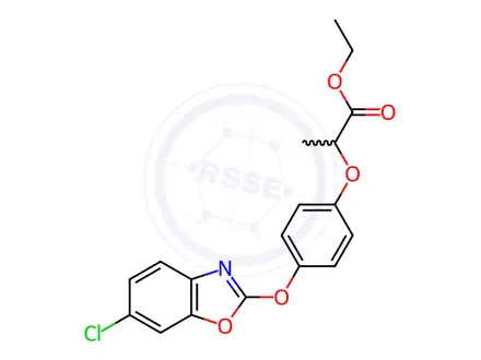 Chemical structure of Fenoxaprop-ethyl