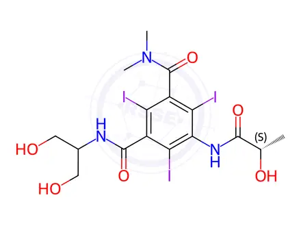Chemical structure of Iopamidol EP Impurity F